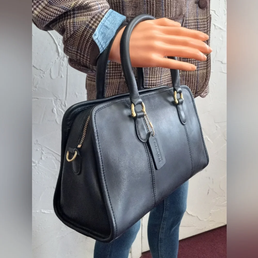 Coach Vintage Beaumont Satchel/Crossbody #9871, Navy Blue - Picture 3 of 16